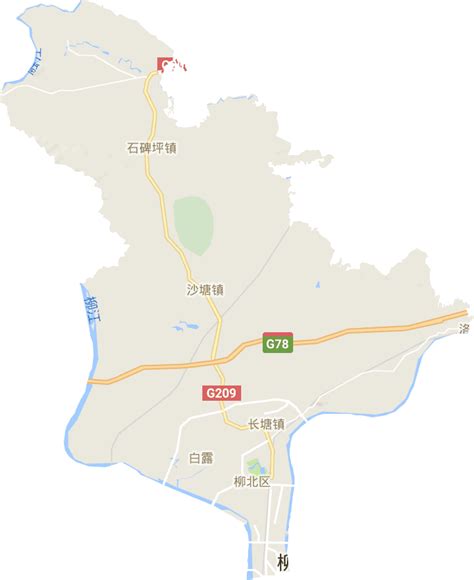 柳北区高清电子地图,Bigemap GIS Office