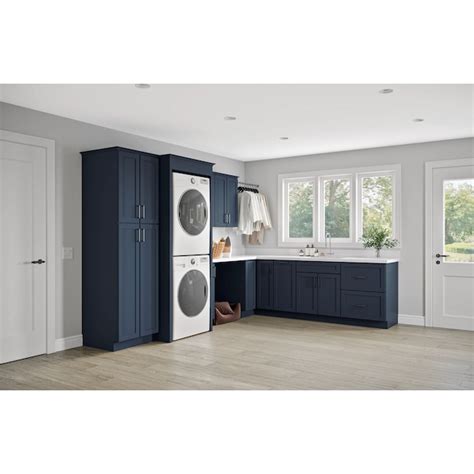 KraftMaid Momentum Deveron 24-in W x 34.5-in H x 12-in D Midnight Base ...