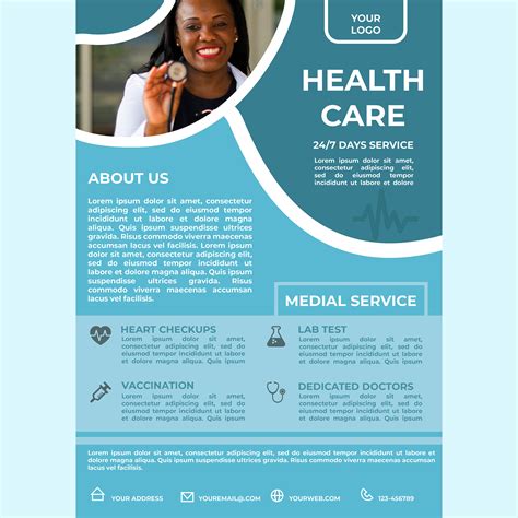 Medical healthcare flyer design - MasterBundles