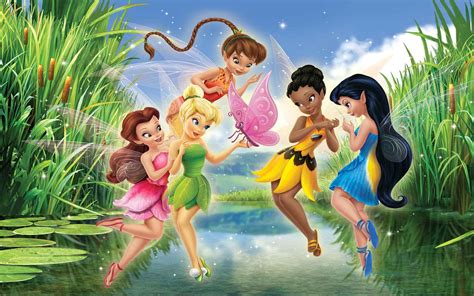 picture, 1080P, fairies, lost, cartoon, welcome, screen, hd, bell ...