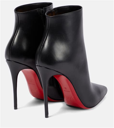 So Kate 100 leather ankle boots in black - Christian Louboutin | Mytheresa