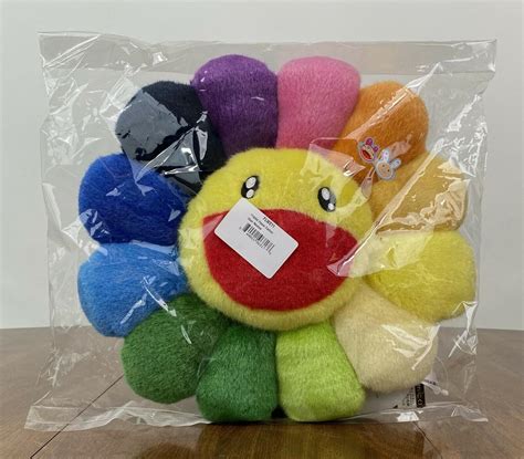 Takashi Murakami Rainbow Flower Cushion Pillow 30cm Complexcon kaikai ...