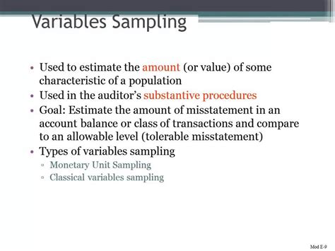Image result for Variables Sampling Plan