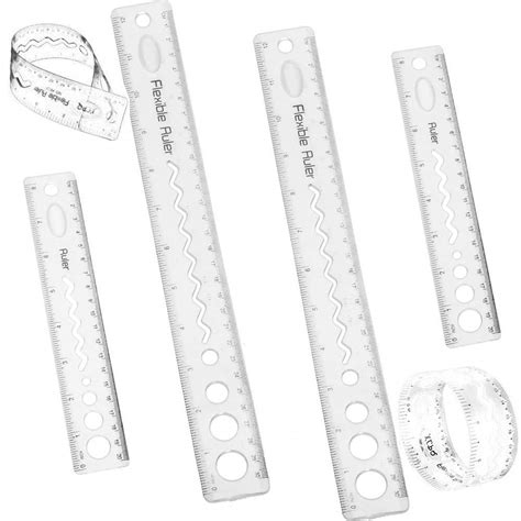 Anzmtosn 20CM8INCH 30CM12INCH Unbreakable Clear Rulers Dual India | Ubuy
