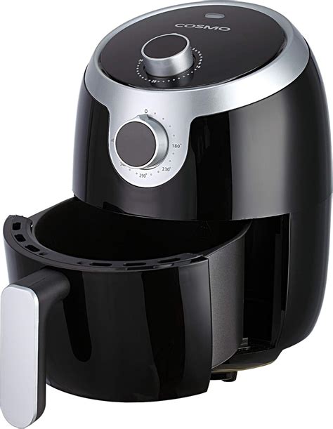 COSMO COS-23AFAKB 2.3 Quart Electric Small Air Fryer with Temperature ...