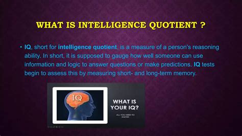 Intelligence Quotient (IQ) | PPTX