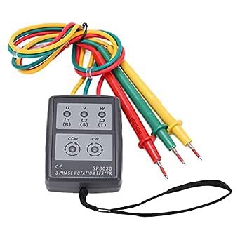 Phase Sequence Detector, Handheld 3 Phase Phase Rotation Tester SP8030 ...