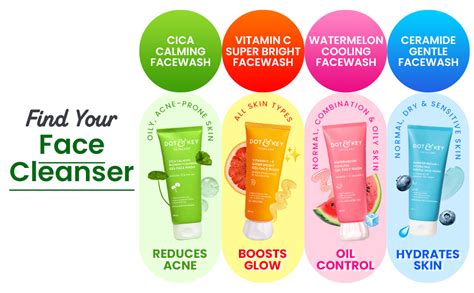 Dot & Key CICA Face Wash for Acne Prone Skin, 2% Salicylic Acid with ...