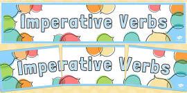 👉 Verbs Display Banner (teacher made) - Twinkl