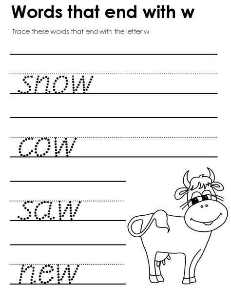 Modern Manuscript Tracers - Ending Consonant Sounds