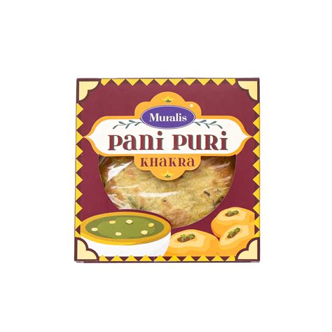 Muralis Pani Puri Khakhra 200gms : Amazon.in: Grocery & Gourmet Foods