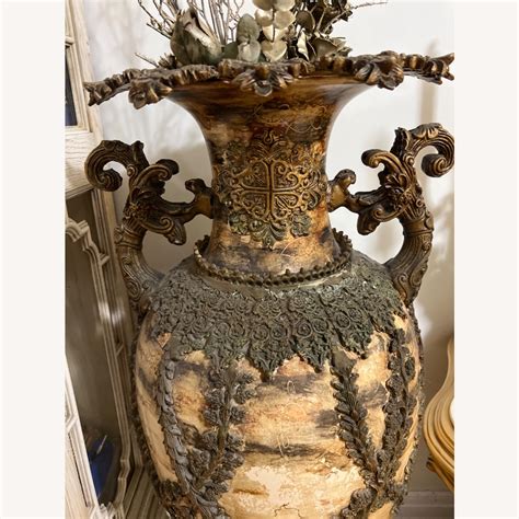 Antique Floor Vase - AptDeco