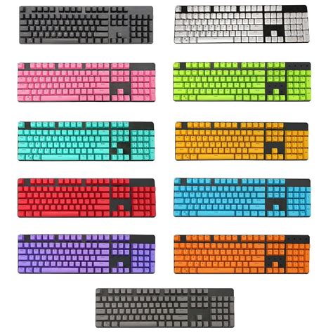 Buy 104Pcs/Set PBT Universal Backlit Key Cap Keycaps for Cherry ...