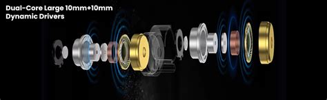 KZ Castor Pro in Ear Monitor, Dual 10mm Dynamic Driver, Harman Target ...