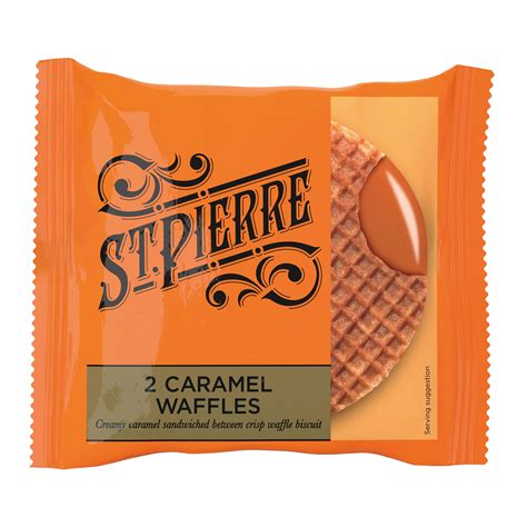 St. Pierre 2 Caramel Waffles 80 g Online at Best Price | Lulu KSA