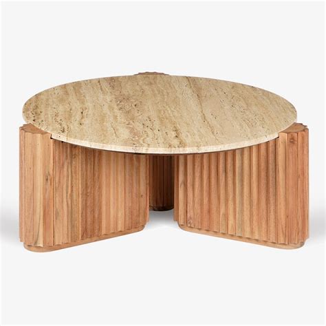 Buy Wooden Center Table for Living Room - Orange Tree