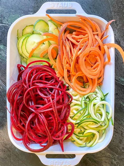 Spiralizer, Vegetable Noodle Zucchini Pasta Machine Slicer, Spiralizer ...