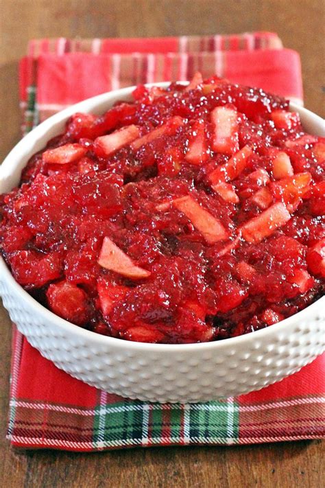 Cranberry Apple Orange Raspberry Pineapple Relish - Jam Hands