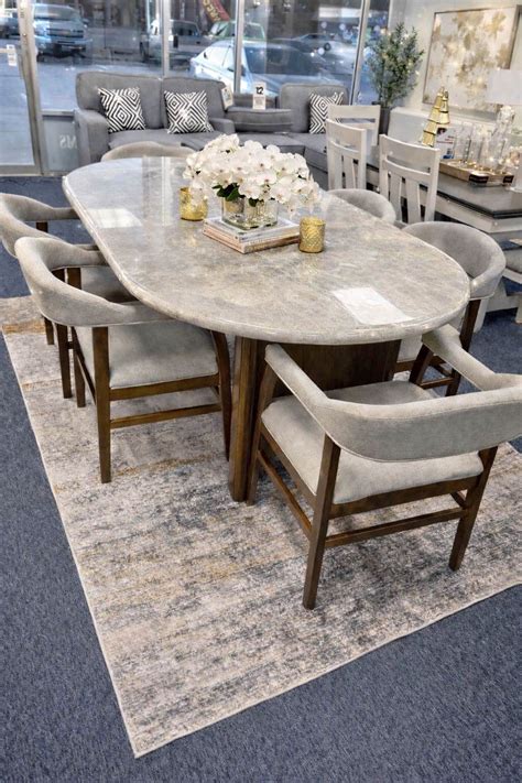 Real marble dining room set - Dining Furniture Sets - Houston, Texas ...