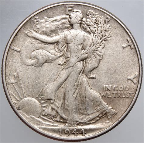 1944 P Walking Liberty Half Dollar #9 - For Sale, Buy Now Online - Item ...
