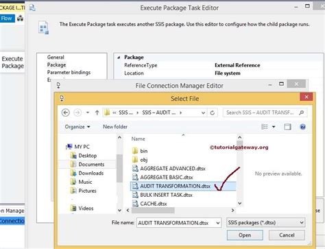 Image result for Execute Package Task in SSIS