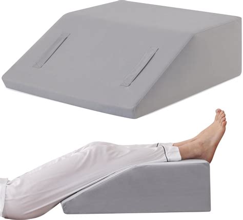 Amazon.com: Ruqmuis Leg Elevation Pillow for After Surgery, 8inch Foam Leg Elevating Pillow for ...