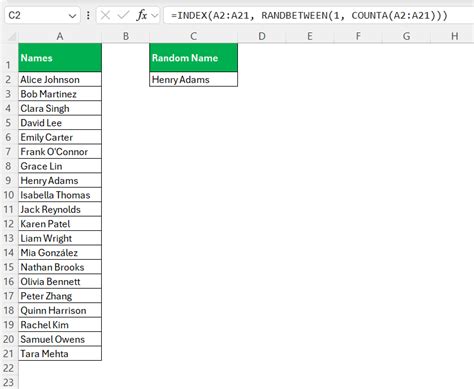 Image result for Random Name Generator Excel