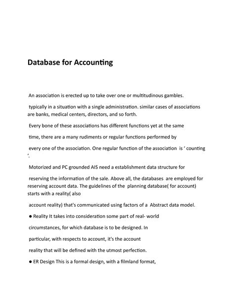 Database Accouting 的图像结果
