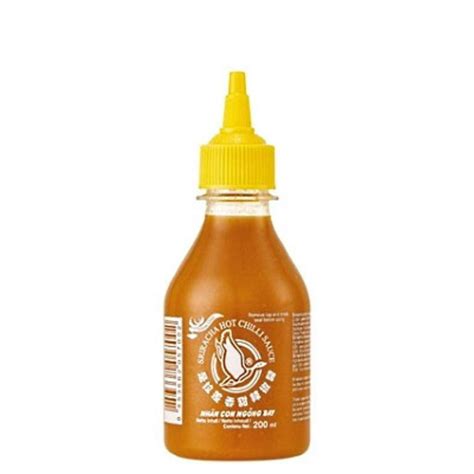 SRIRACHA HOT CHILLI SAUCE – YELLOW CHILLI 200ML | Shopee Brasil