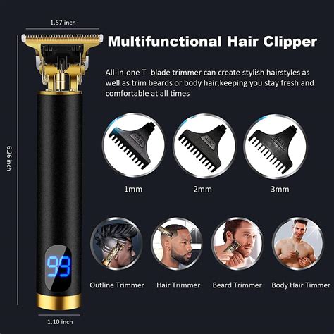 Buy Hair Clippers for Men Professional Zero-Gap Hair Trimmers for ...