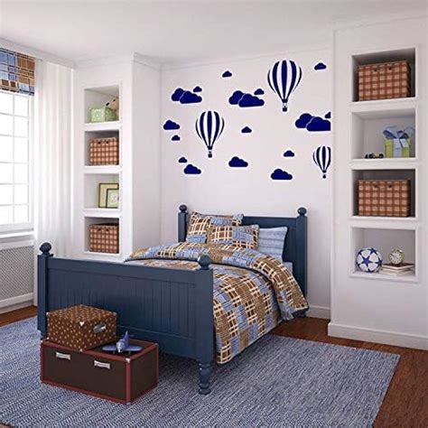 Gadgets Wrap New Style Hot air Balloon in The Clouds Wall Stickers ...