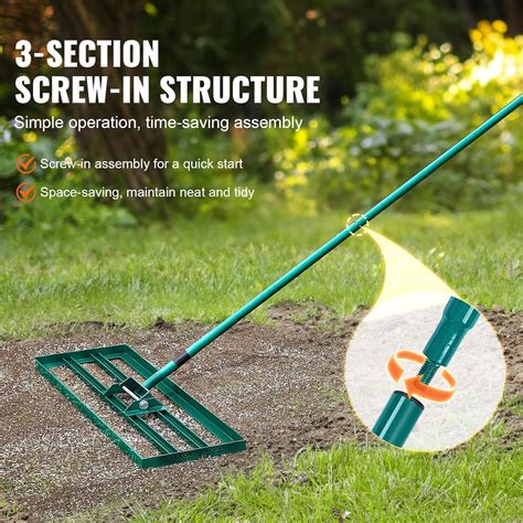 VEVOR Lawn Leveling Rake, 36x10 Level Lawn Tool, India | Ubuy