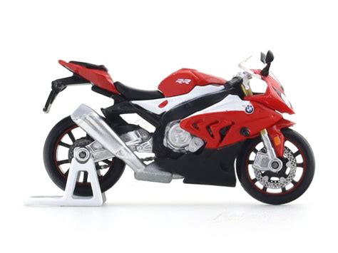 BMW S1000RR red 1:64 CM Model diecast scale bike model collectible ...