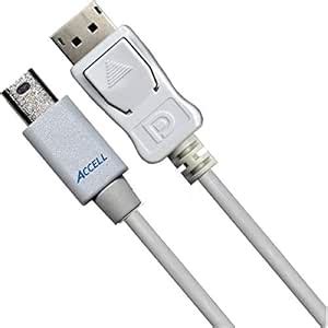 Accell Mdp to DP 1.2 - VESA-Certified Mini DisplayPort to DisplayPort 1 ...
