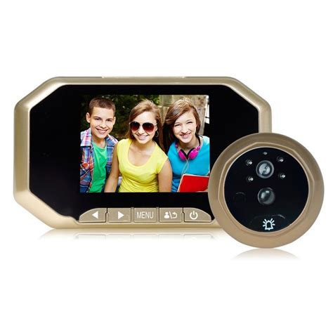 Buy Gold Color : Giantree Doorbell Peephole Intercom, (Gold color)3.5 ...
