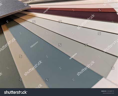 Paint Colour Swatches Paint Color Samples Stock Photo 1433488175 ...