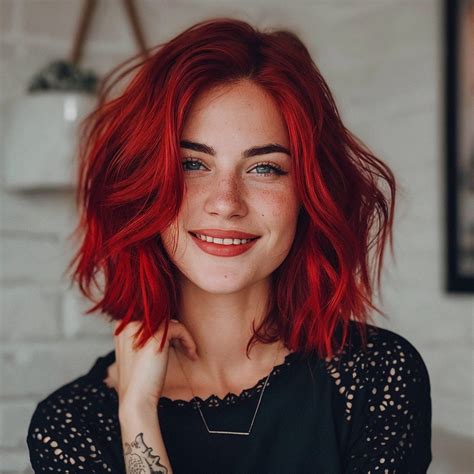 72 Red Hair Color Ideas For That Radiant Rosy Glow | Short red hair ...