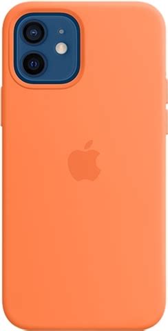 Apple iPhone 12/12 Pro Silicone Case with MagSafe - Kumquat - CeX (IN ...