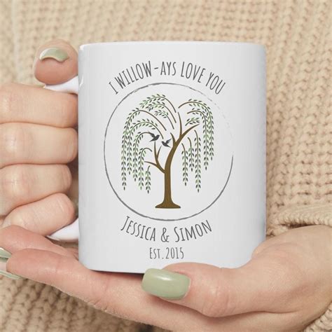 9th Anniversary Willow Gifts Mug 9 Year for Her Gift Nine Ninth Wedding ...