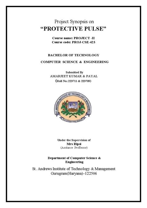 Women safety - this important for project - Project Synopsis on ...