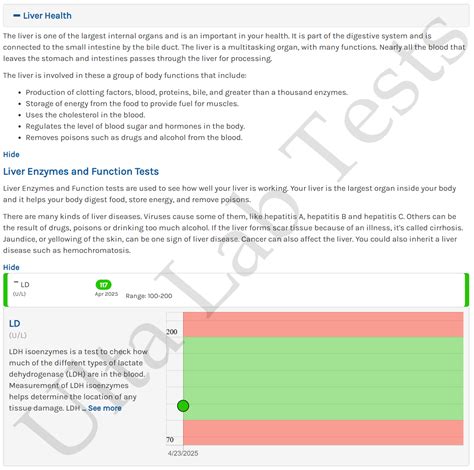 Lactate Dehydrogenase Test | Ulta Lab Tests