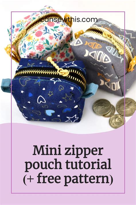 Zipper Pouch Pattern 的图像结果