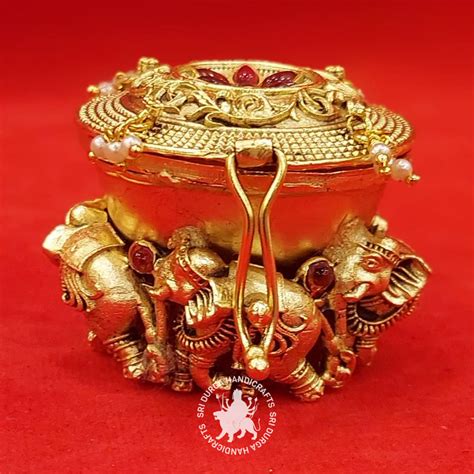 German Silver Elephant Gift Box