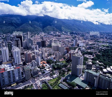 Venezuela. Caracas city. City center. Aerial view Stock Photo - Alamy