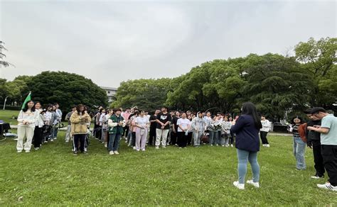 巢湖学院中外项目班举办校园户外活动