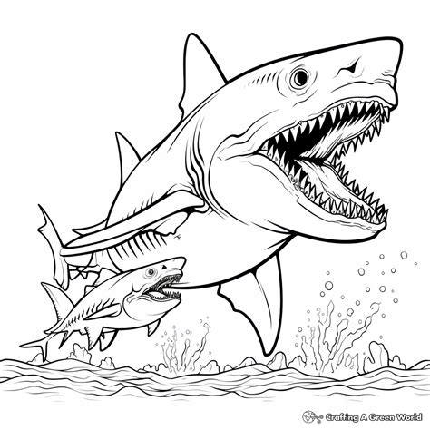 Megalodon Coloring Pages - Free & Printable!