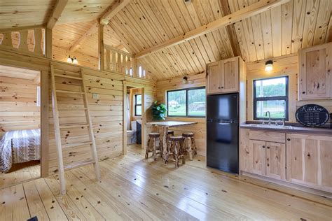 Real Log Tiny Homes and Tiny Houses - Lancaster Log Cabins