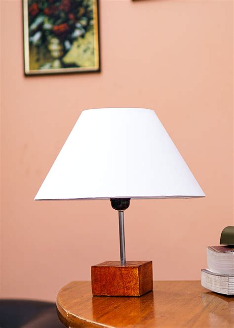 Get Ema Table Lamp with White Empire Shade at ₹ 2390 | LBB Shop
