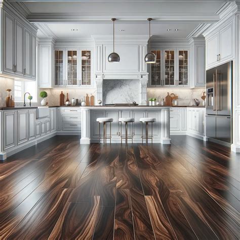 15 Floor Colors to Complement Your White Kitchen Cabinets