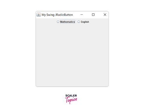 Image result for JRadioButton Java